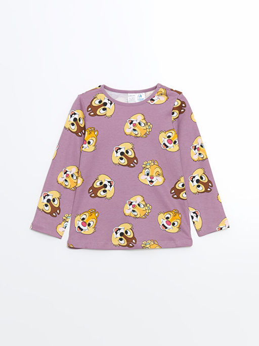 Chip and Dale Bask?l? K?z Bebek Pijama ?st