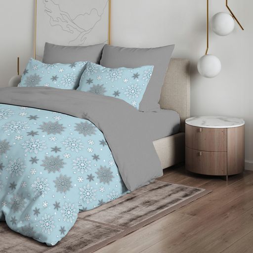 КПБ Зимний вечер бязь хлопок 100% 1, 5 сп. - Лен поволжья фото 2