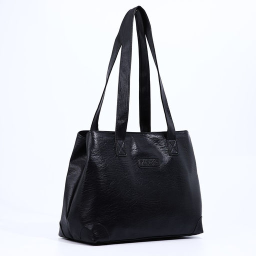 Сумка-мешок на молнии цвет чёрный - Simaland фото 3