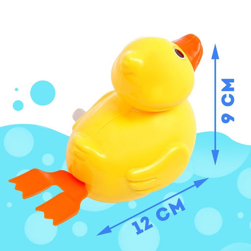 Водоплавающая игрушка Утёнок, заводная - Simaland фото 2