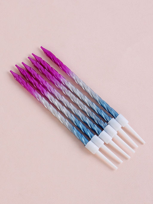 Цена за 2 шт. Свечи для торта Высокая спираль, 6 шт. - Страна карнавалия фото 3