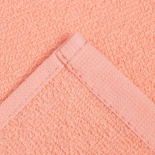 Полотенце махровое Экономь и Я 30*60 см, цв. персиковый, 100% хлопок, 350 гр/м2  фото 5
