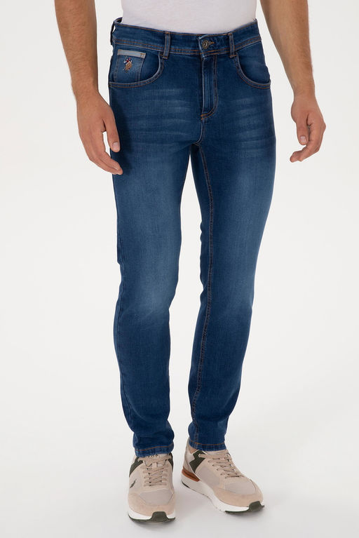 Erkek Mavi Slim Fit Jean Pantolon - U.s. polo assn фото 2