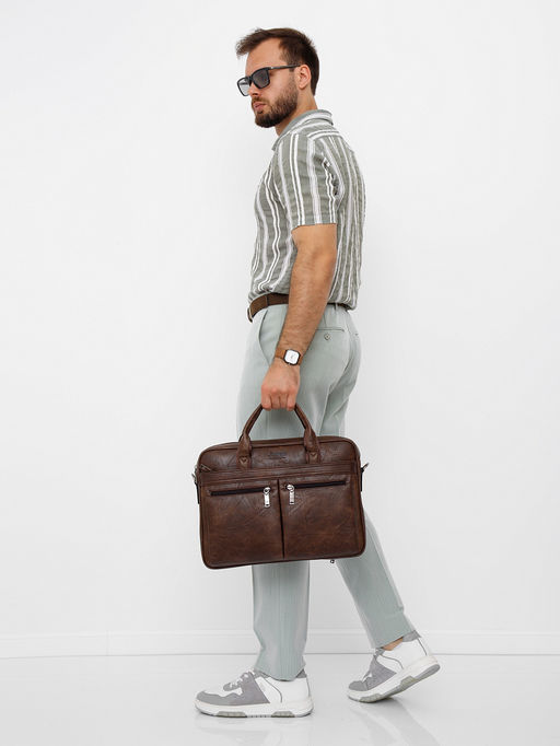 Портфель 1795-01 coffee Jeep