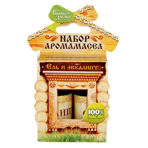 Набор Ель и эвкалипт 2 эфирных аромамасла 100% 15мл - Банная забава фото 3