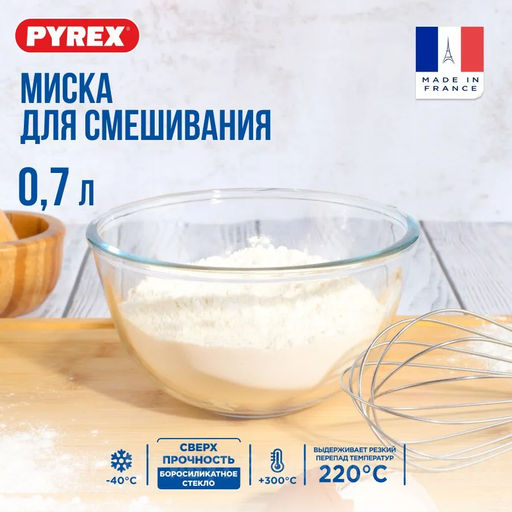 Миска для смешивания жаропрочная ICONICS 0.7л