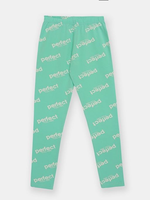CRB wear/CWJG 70293-40-342 Брюки модель "легинсы" для девочки,бирюзовый/Ex.Cherubino