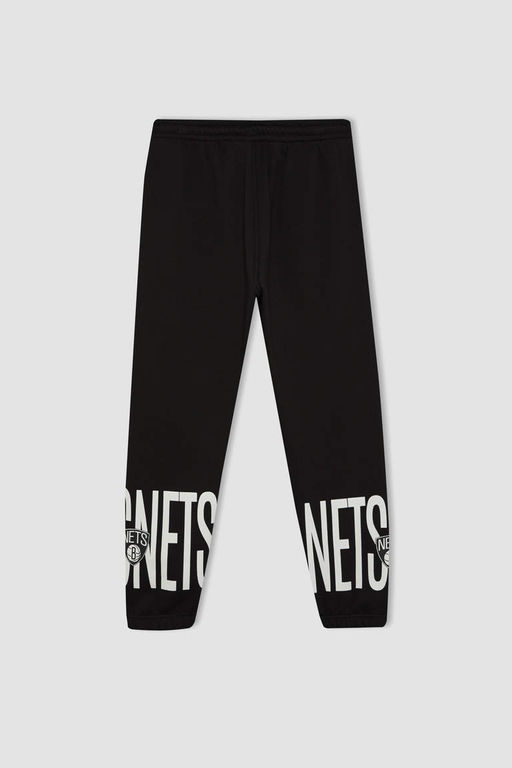 DeFactoFit Спортивные штаны для джоггеров стандартного кроя NBA Brooklyn Nets  фото 10