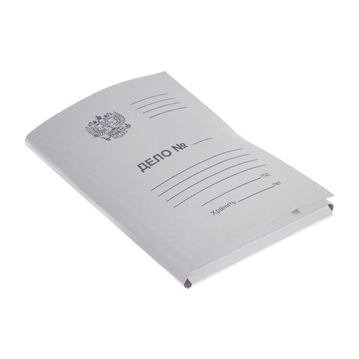 Набор папок для бумаги с завязками Calligrata Герб, 300 г/м2, картон немелованный, до 200 листов, 10 штук  фото 2