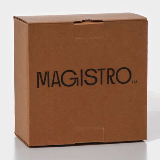 Ваза для фруктов Magistro «Фейерверк», 400 мл, 15×7.5 см, стекло, цвет изумрудный