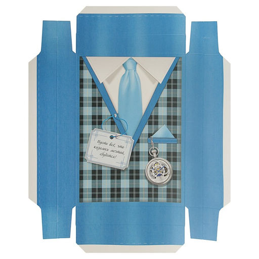 Цена за 5 шт. Подарочная коробка сборная 23 февраля, 21 х 15 х 5,7 см - UPAK LAND фото 3