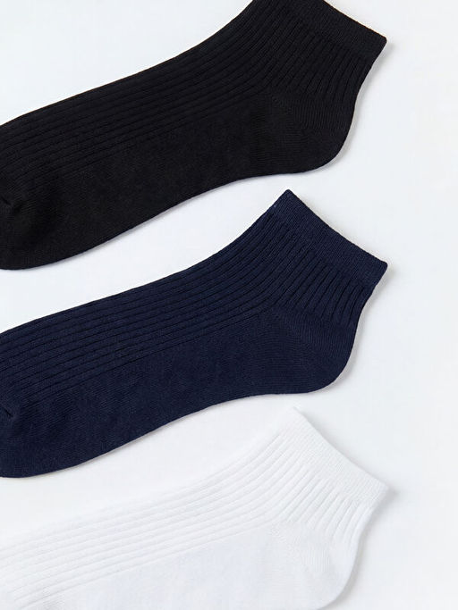 Fitilli Erkek Patik ?orap 5li