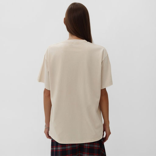 Футболка из вареного хлопка женская Mist Icon, размер S, молочная