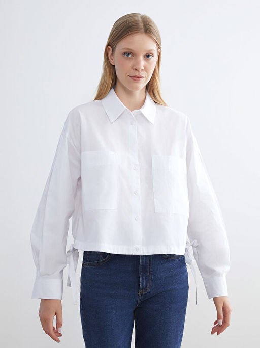 Oversize Poplin Kad?n G?mlek