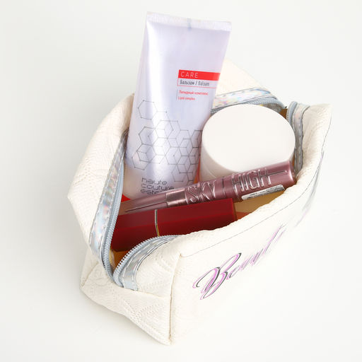 Косметичка на молнии, цвет белый - Simaland фото 11