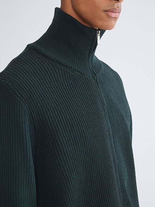 Standart Kal?p Dik Yaka Erkek Triko H?rka