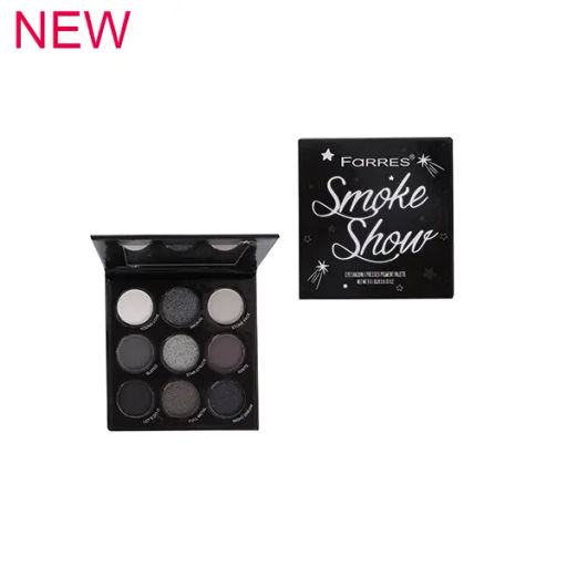 FARRES /HB210-06/ Тени д/век 9 цветов "Smoke Show". 12