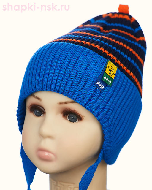 02-4-E Шапка для мальчика (50-52)