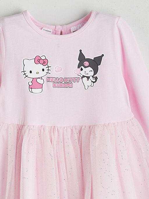 Hello Kitty Bask?l? K?z ?ocuk Elbise