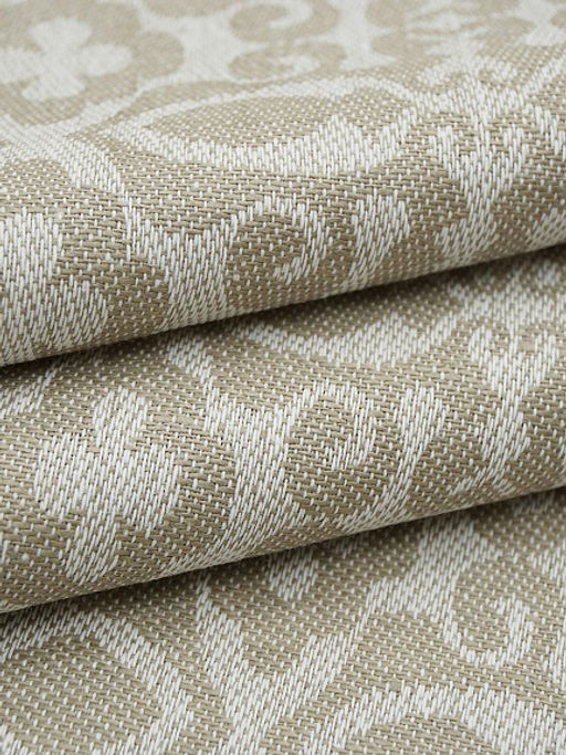 Полульняной жаккард Сьюзен цв.суровый, ш.1.6м, лен-56%, хлопок-44%, 210гр/м.кв - Купава фото 6