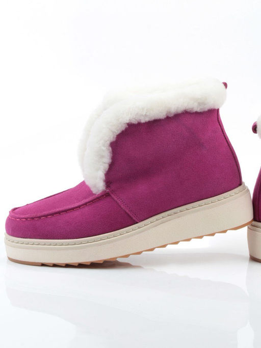 04-5603-3 CRIMSON Ботинки зимние женские (натуральная кожа, 100% шерсть)