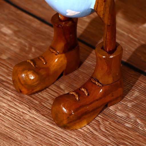 Сувенир «Утка в голубом», 27 см, дерево