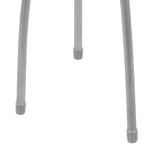 Табурет Фабрик 1 с ободом на 4-х опорах ТФ01/СС светло-серый - Nika фото 3