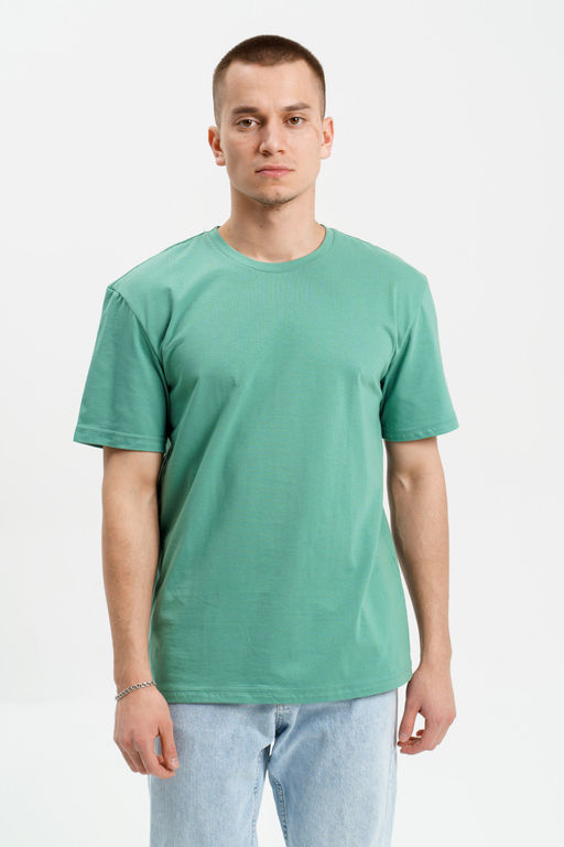 Мужская базовая футболка из 100% хлопка - Solo mio фото 4