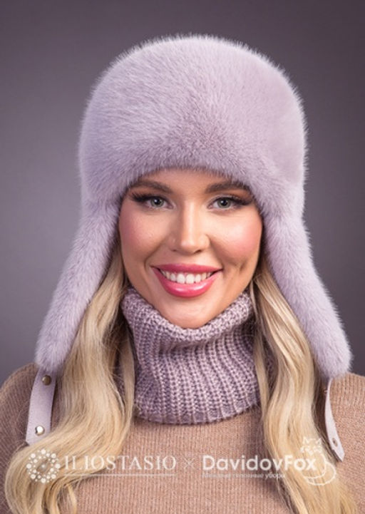 шапка Ушанка экомех четрополох - Davidovfox фото 6