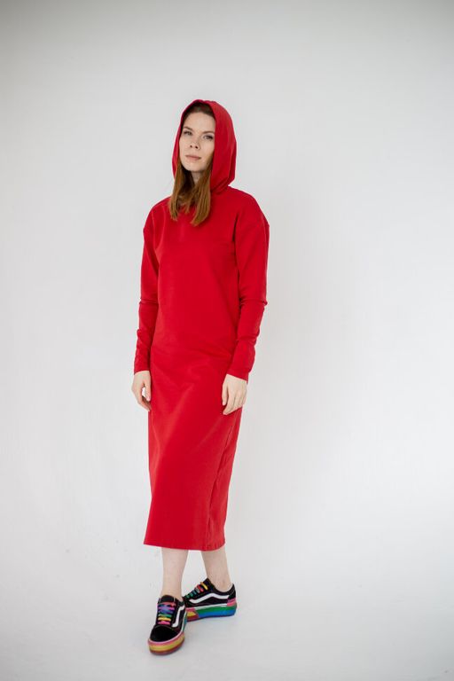 261 Платье Сахара, красный - Knitka wear фото 4