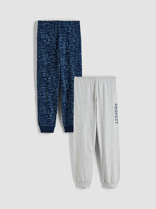 Beli Lastikli Erkek ?ocuk Pijama Alt 2li