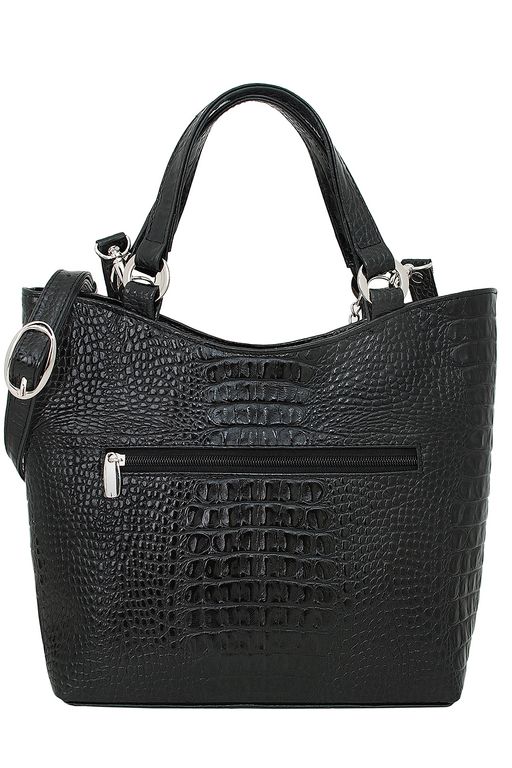 Сумка с аппликацией ДС-189-125 черный+красный - Protege фото 2