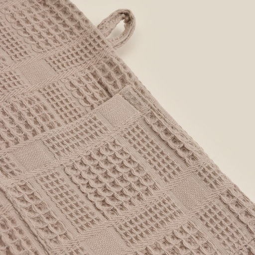 Халат вафельный женский SL HOME: Chess «Саббиа», размер S, хлопок 100%, коричневый