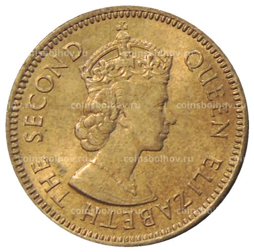 1/2 цента 1955 года Британские Восточные Карибы