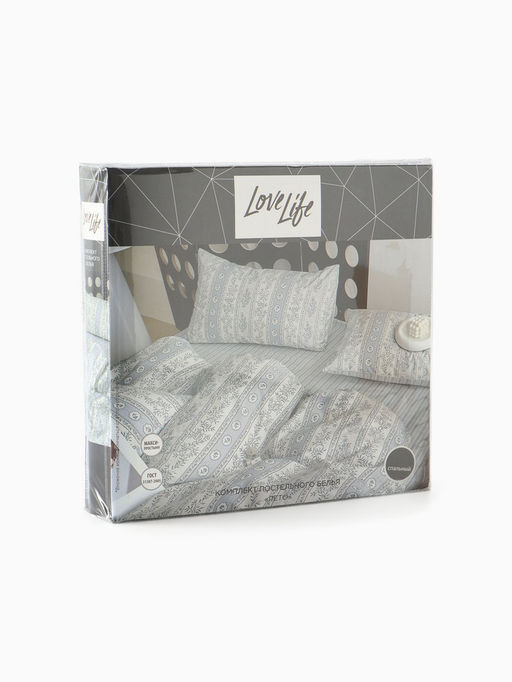 КПБ LoveLife 2сп Лето,175х215см, 200х225см, 50х70см-2шт,100%хл,сатин 125г/м? фото 5