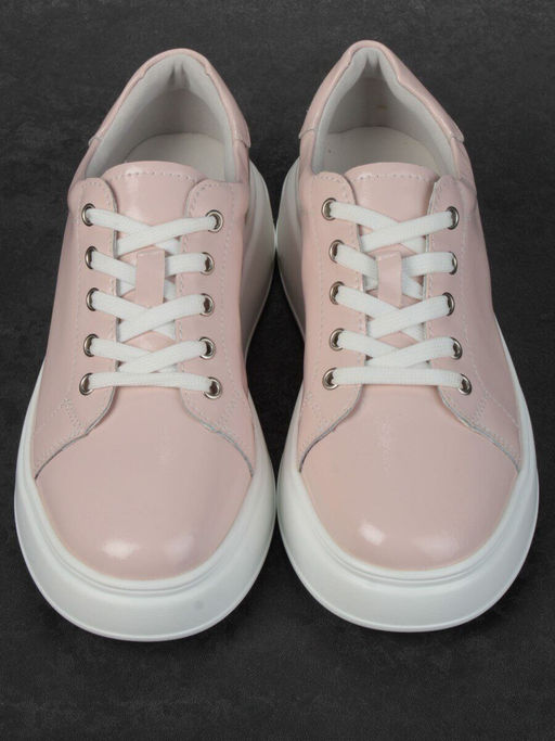 05-PDD215-5 LT. PINK Кроссовки женские (натуральная кожа) - Фабричный китай фото 8