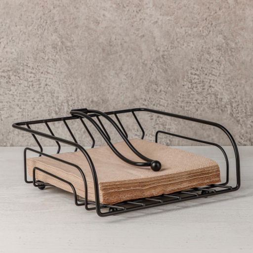 Салфетница с зажимом Модерн / 827-101 /уп 48/ сталь - ГалеонТрейд фото 2