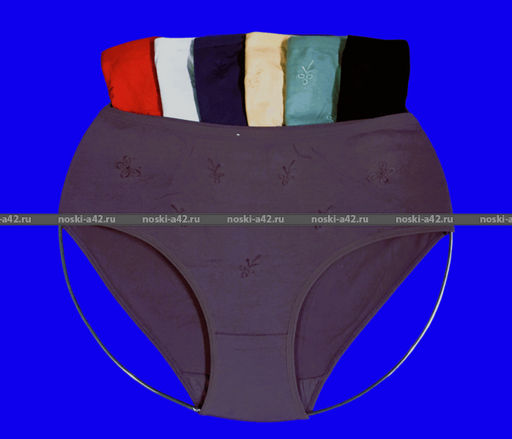 Цена за 12 шт. Трусы женские высокая посадка YI XIN DA большие размеры арт. 85673