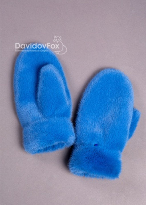 Варежки экомех лаванда