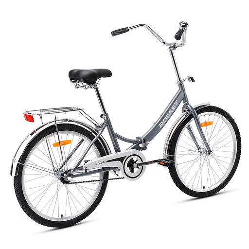 Велосипед 24" Rocket City Fold 24, цвет серый, размер 16"