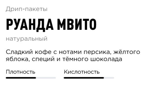 Дрип-пакеты Руанда Мвито - Tasty coffee фото 3