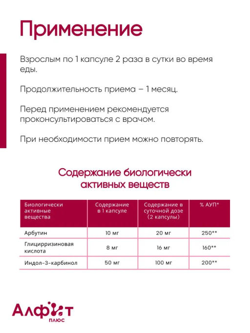 Бад "Фитосбор "Фитол-5" ГИНЕКОЛАКС для женщин Алфит Плюс 1814