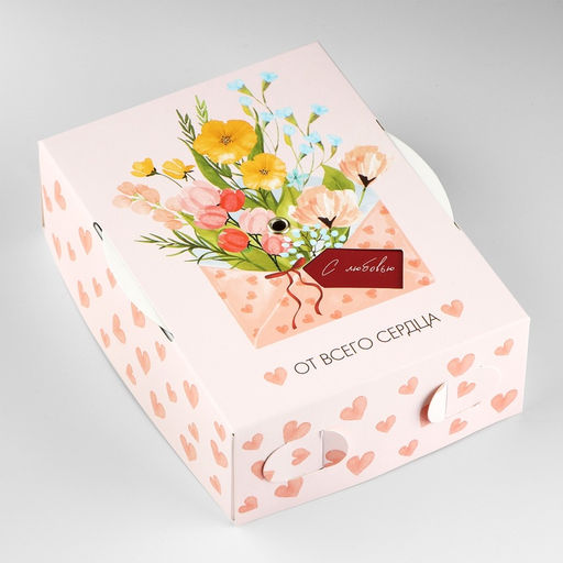 Коробка складная От всего сердца , 16 х 12 х 5 см - Дарите счастье фото 2
