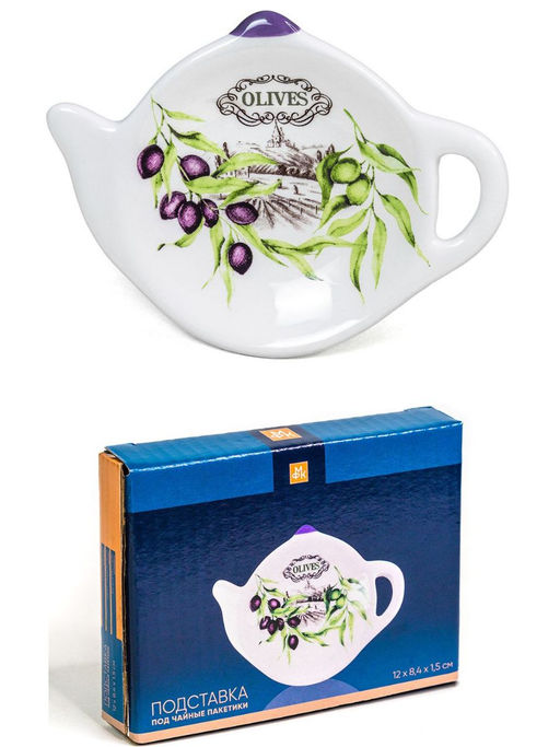 Подставка под чайные пакетики ОЛИВКИ арт.MFK21036 /МФК/  фото 3