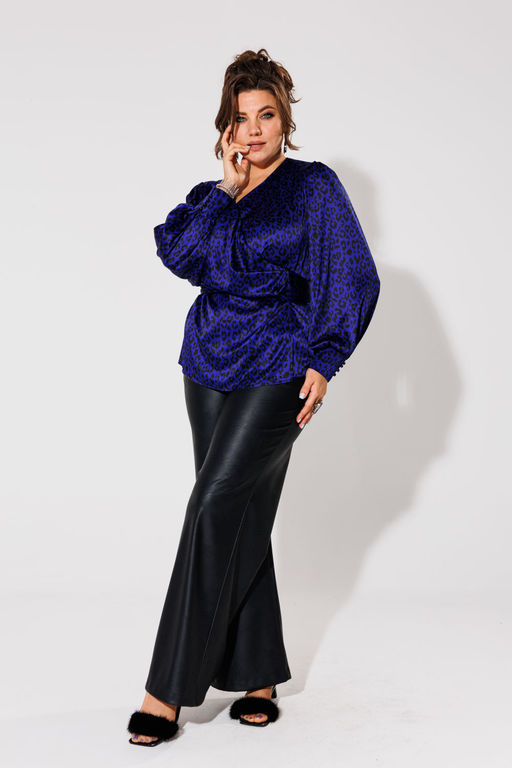 Блуза ANELLI 1423 фиолет  фото 5