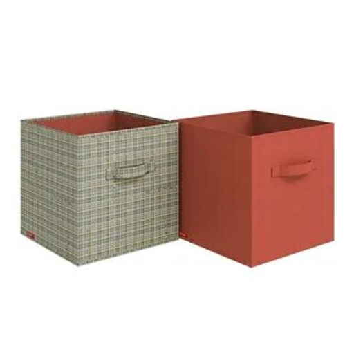 Набор коробов стеллажных без крышки, 2 шт., 31*31*31 см и 31*31*31 см, Valiant фото 76