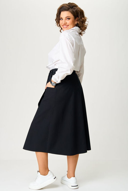 Костюм Aira Style 24119 Бело-черный