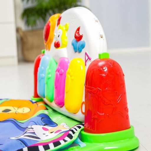 Развивающий музыкальный коврик «РазвивайКа», пианино, 5 игрушек, размер 94х62 см