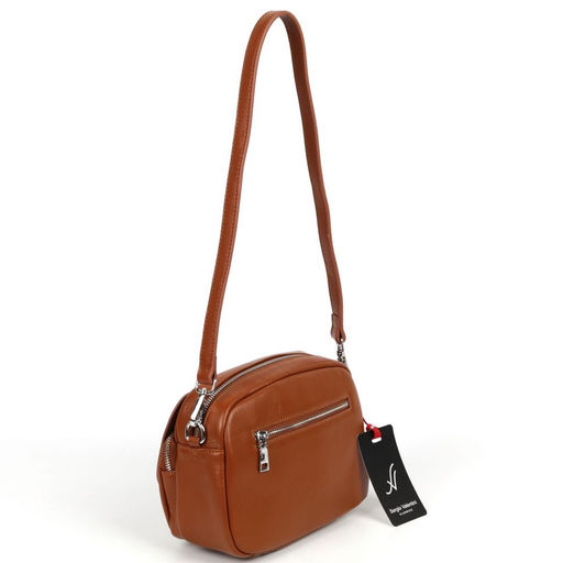 Женская кожаная сумка Sergio Valentini SV-516 ЕлоуВиш  фото 3