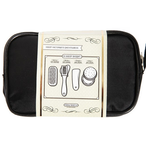 Подарочный набор дорожный для обуви Идеальный мужчина: щётка 2 шт., губка, лопатка - Сима-ленд фото 13